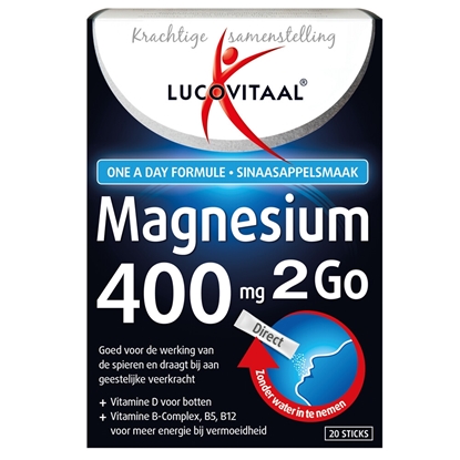 LUCOVITAAL MAGNESIUM 400 MG 2GO 20 STICKS